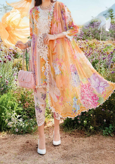 Maria.B Pakistani Luxury Embroidered Lawn Suit - db29455