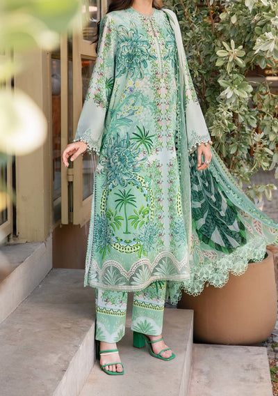 Maria.B Pakistani Luxury Embroidered Lawn Suit - db29457