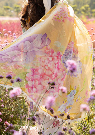 Maria.B Pakistani Luxury Embroidered Lawn Suit - db29455