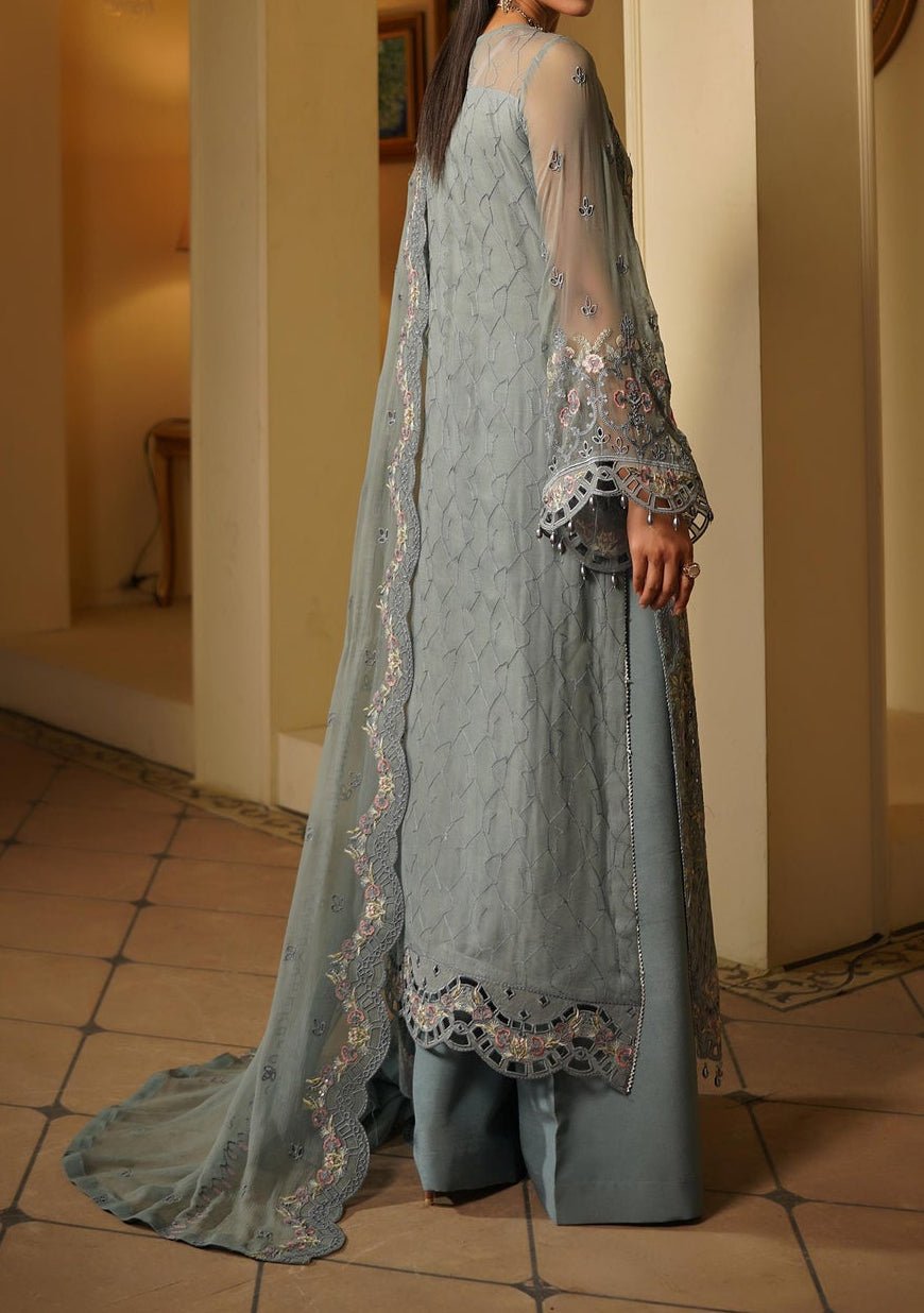 chiffon dress pakistani Sea Green Chiffon Eid Party Dress Pakistani Wedding Dresses Indian Embroidery Clothes Salwar Kameez Custom Stitched Engagement Guest Outfits