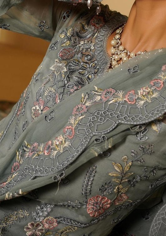 Maryam's Aarzu Pakistani Luxury Chiffon Dress - db30335