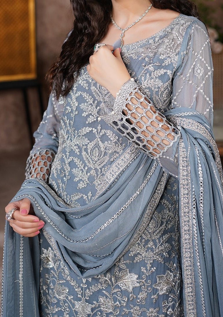 Maryam's Aarzu Pakistani Luxury Chiffon Dress - db27623