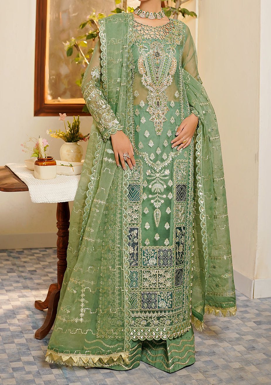 Maryam's Hayat Pakistani Luxury Organza Dress - db26846