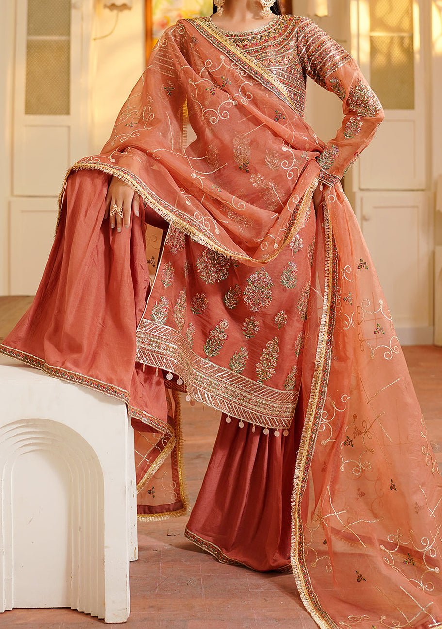 Maryam's Hayat Pakistani Luxury Organza Dress - db26847