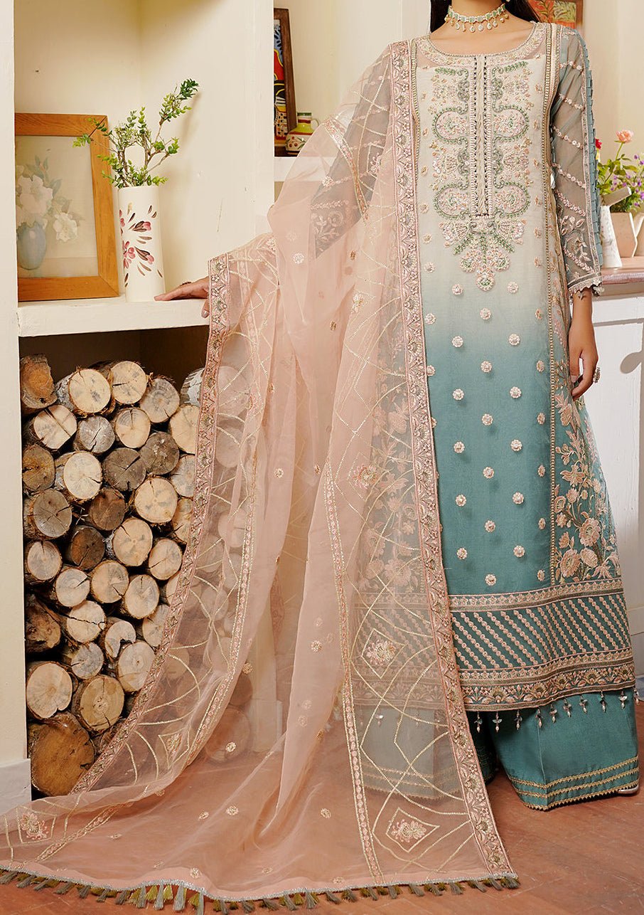 Maryam's Hayat Pakistani Luxury Organza Dress - db26840