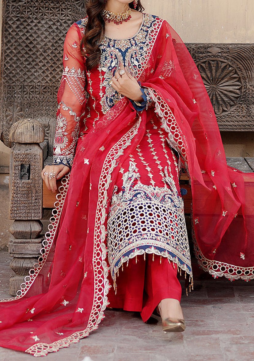 Maryam's Lemilsa Pakistani Luxury Organza Dress - db25926