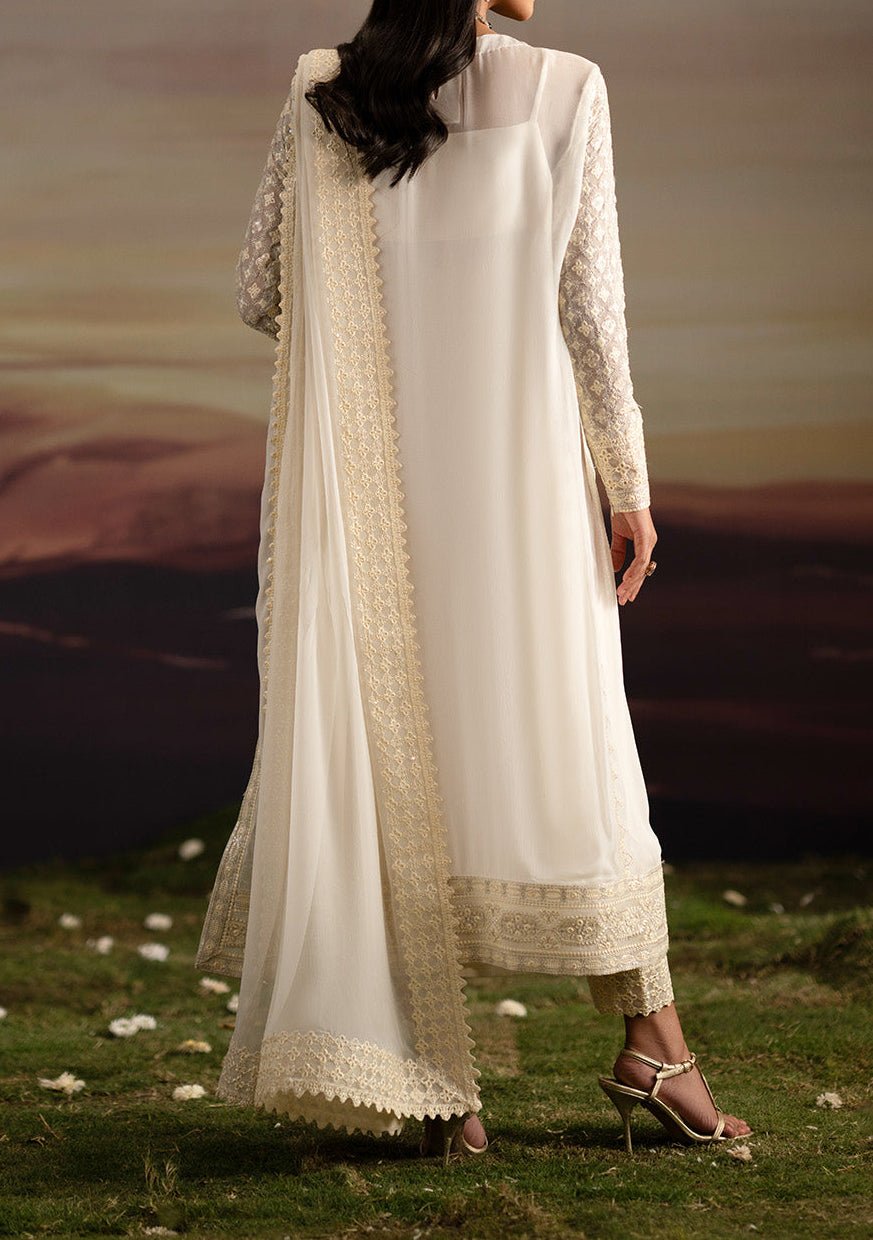 luxury chiffon dresses Maryum N Maria Embroidered Luxury Chiffon Dress
