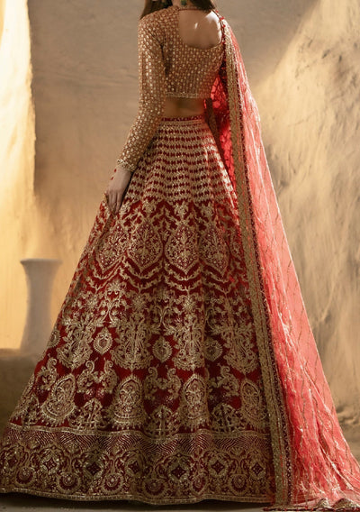 Maryum N Maria Mandisa Pakistani Organza Lehenga Choli - db25971