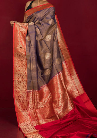 Premium Tussar Banarasi Silk Saree - db25941