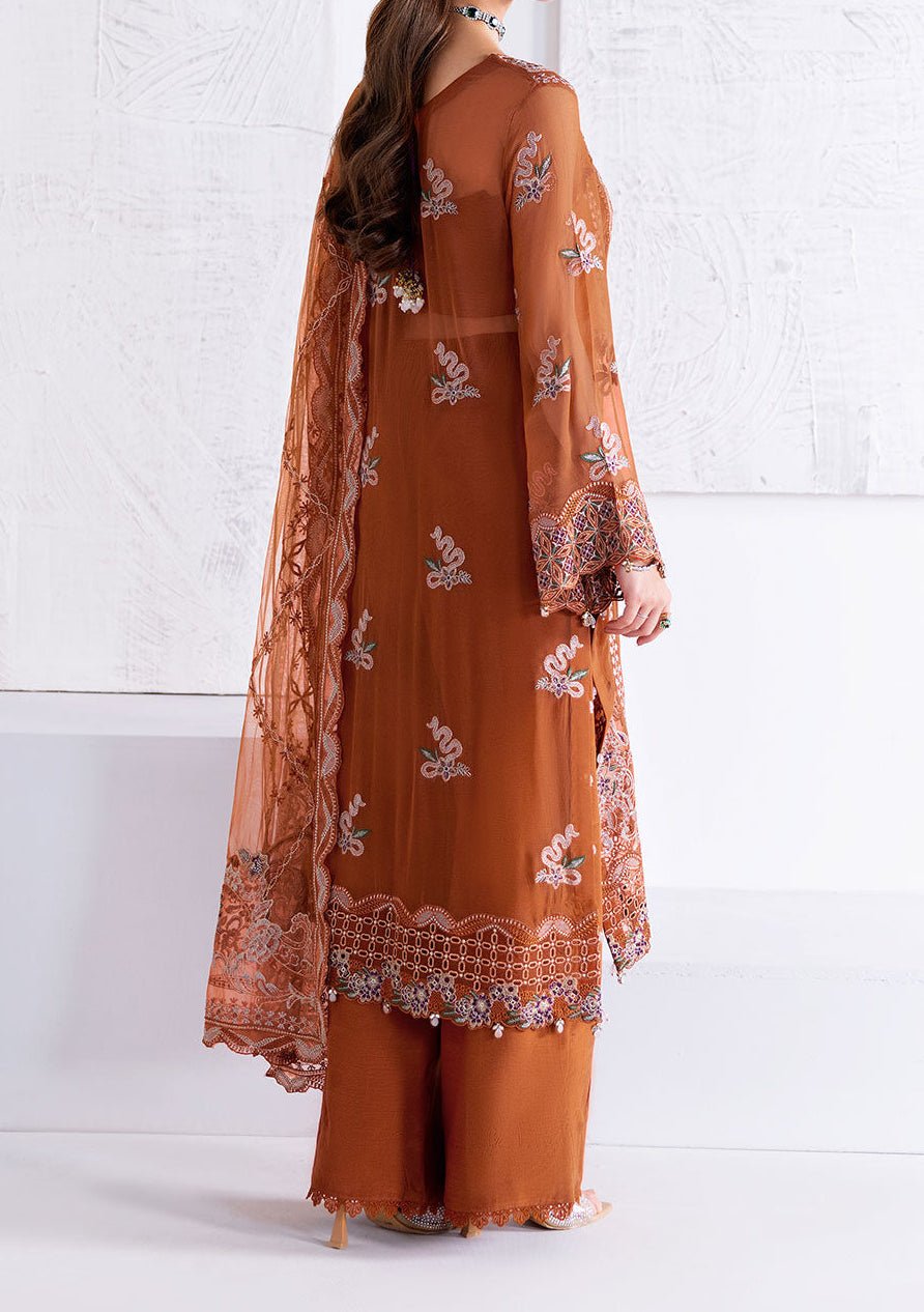 Ramsha Arzoo Pakistani Embroidered Chiffon Dress - db29882