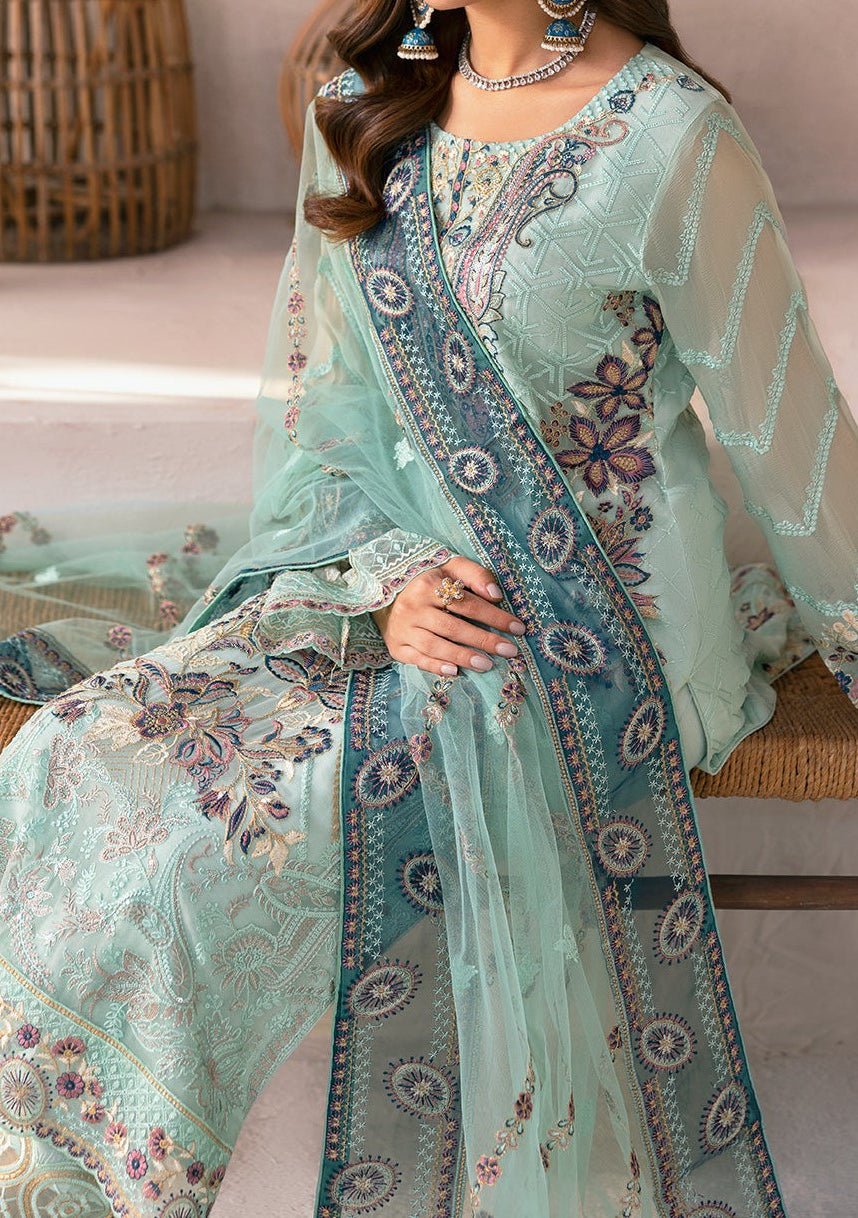 Ramsha Arzoo Pakistani Embroidered Chiffon Dress - db28026