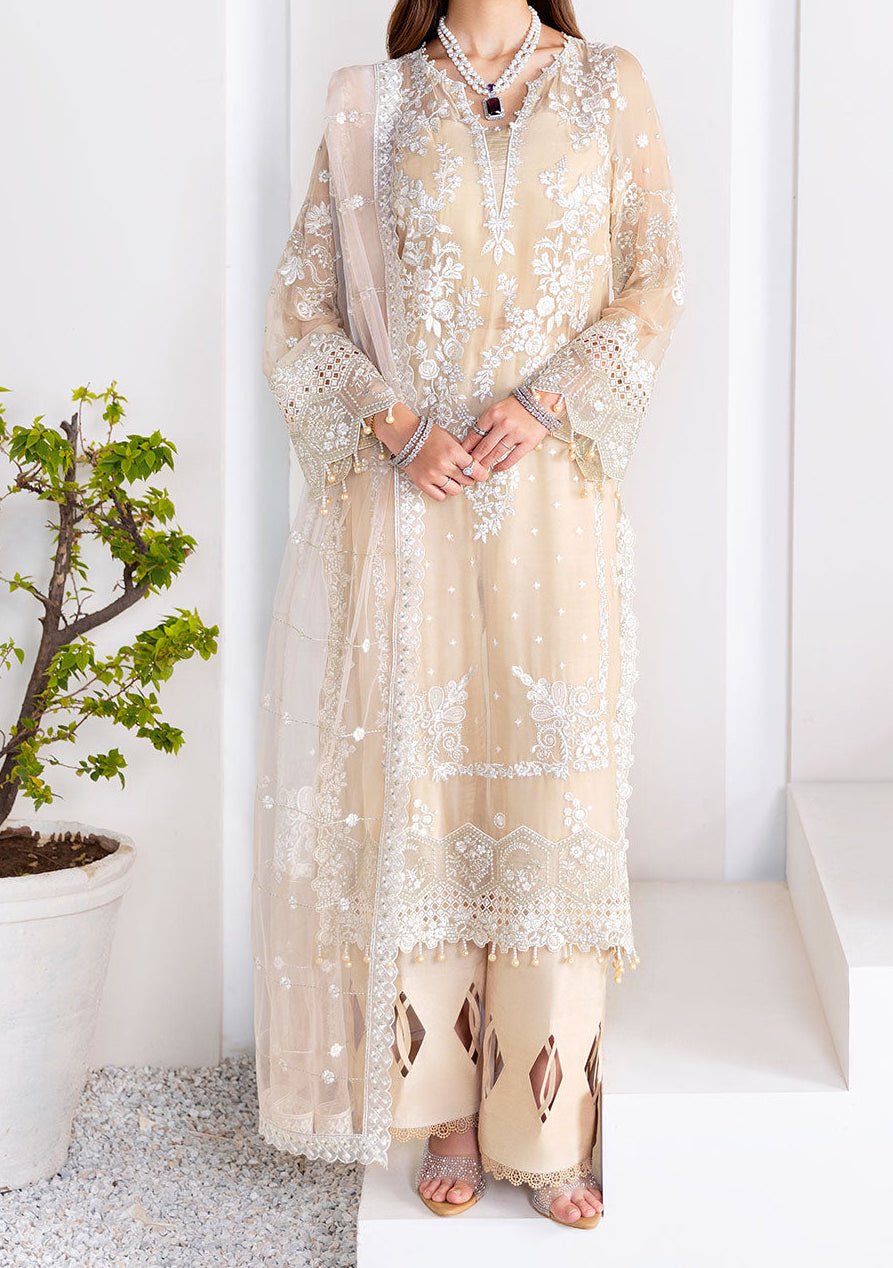 Ramsha Arzoo Pakistani Embroidered Chiffon Dress - db29875