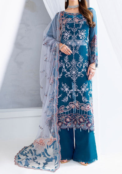 Ramsha Arzoo Pakistani Embroidered Chiffon Dress - db29876