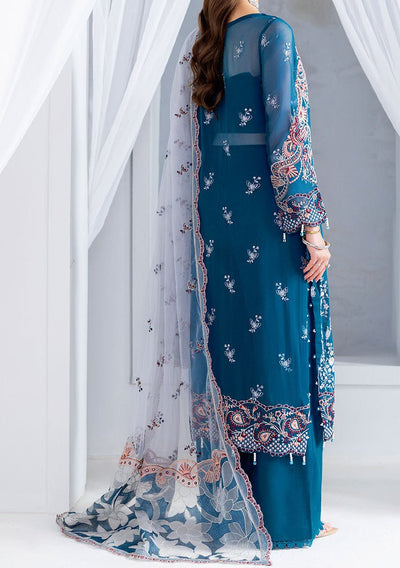 Ramsha Arzoo Pakistani Embroidered Chiffon Dress - db29876