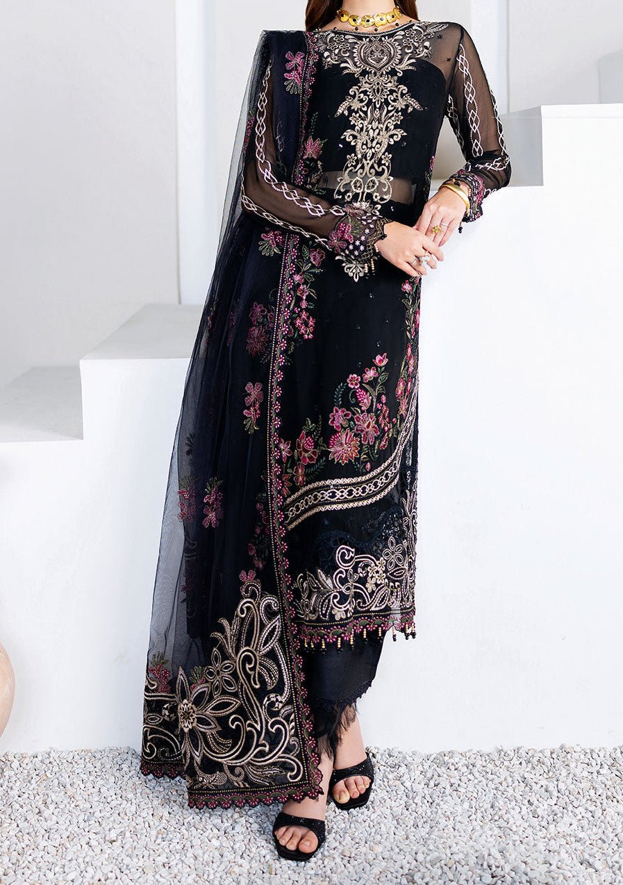 Ramsha Arzoo Pakistani Embroidered Chiffon Dress - db29878