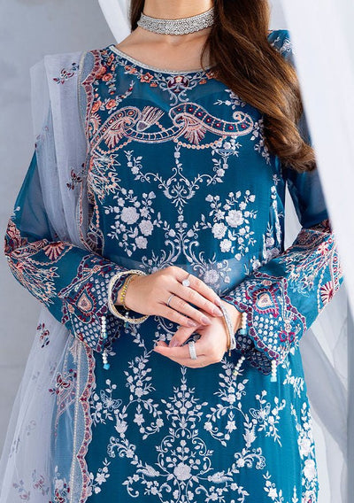 Ramsha Arzoo Pakistani Embroidered Chiffon Dress - db29876
