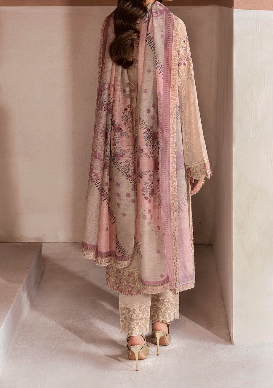 Ramsha Arzoo Pakistani Embroidered Chiffon Dress - db28029