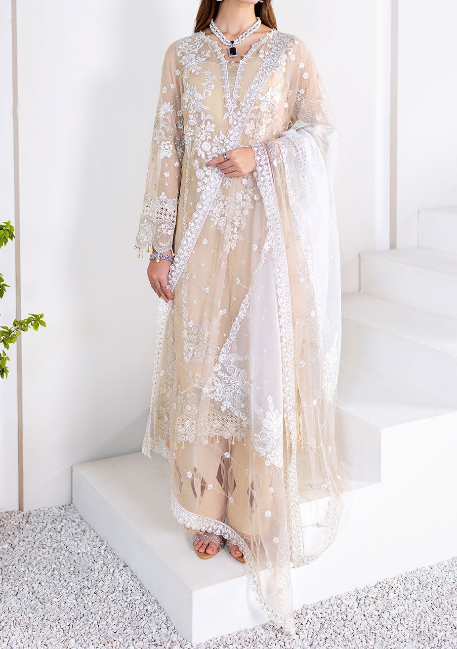 Ramsha Arzoo Pakistani Embroidered Chiffon Dress - db29875
