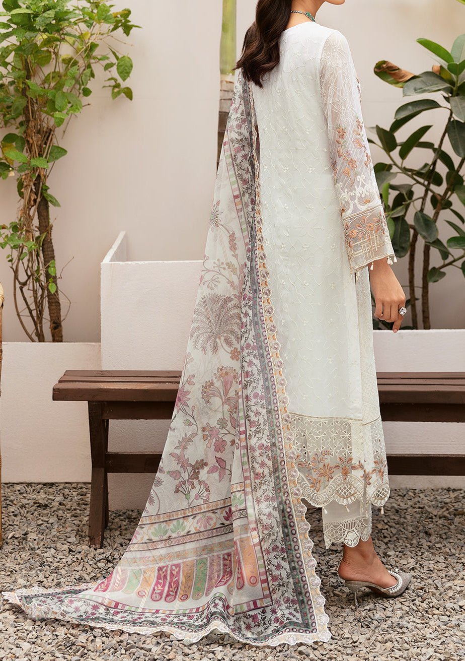 white chiffon dress pakistani Agha Noor White Chiffon Dresses Pakistani Turn Heads This Eid In Agha  Noor's Festive Collection, Designed