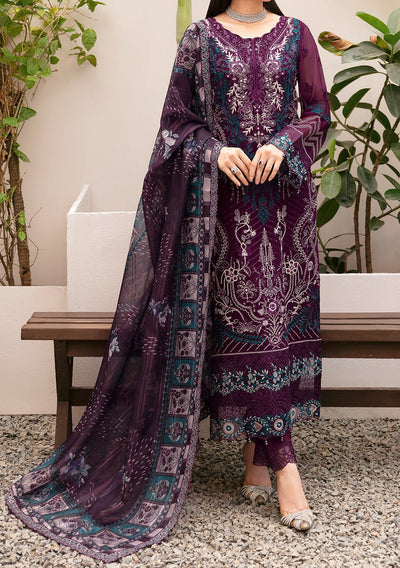 Ramsha Dastan Pakistani Luxury Chiffon Dress - db26722