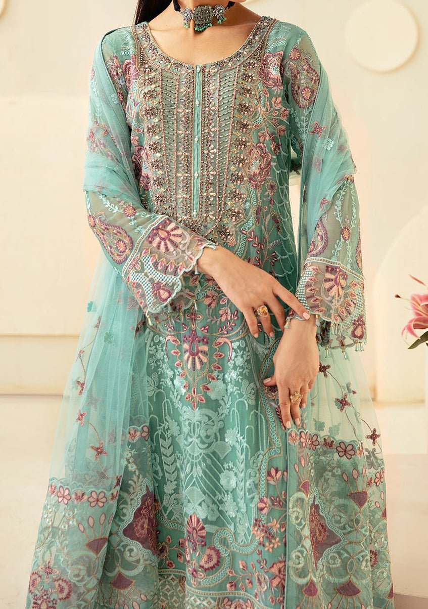 Ramsha Dastoor Pakistani Luxury Chiffon Dress - db27409