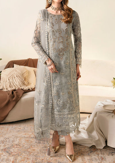 Ramsha Festive Pakistani Luxury Organza Dress - db26096