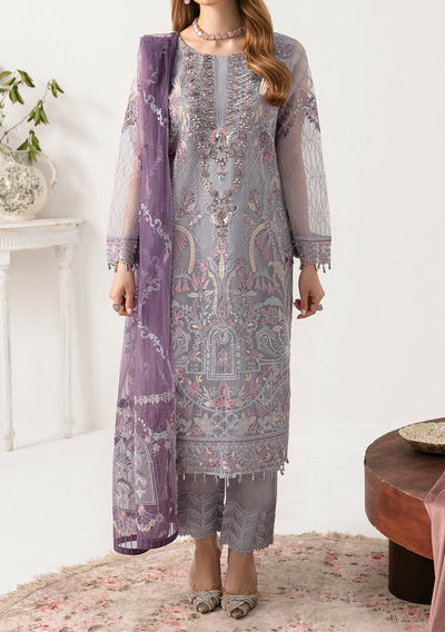 Ramsha Minhal Pakistani Luxury Organza Dress - db26908