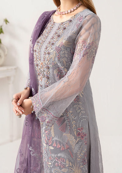 Ramsha Minhal Pakistani Luxury Organza Dress - db26908