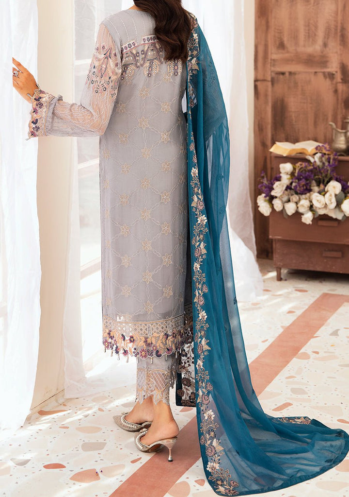 Ramsha Pakistani Embroidered Chiffon Dress-db30041
