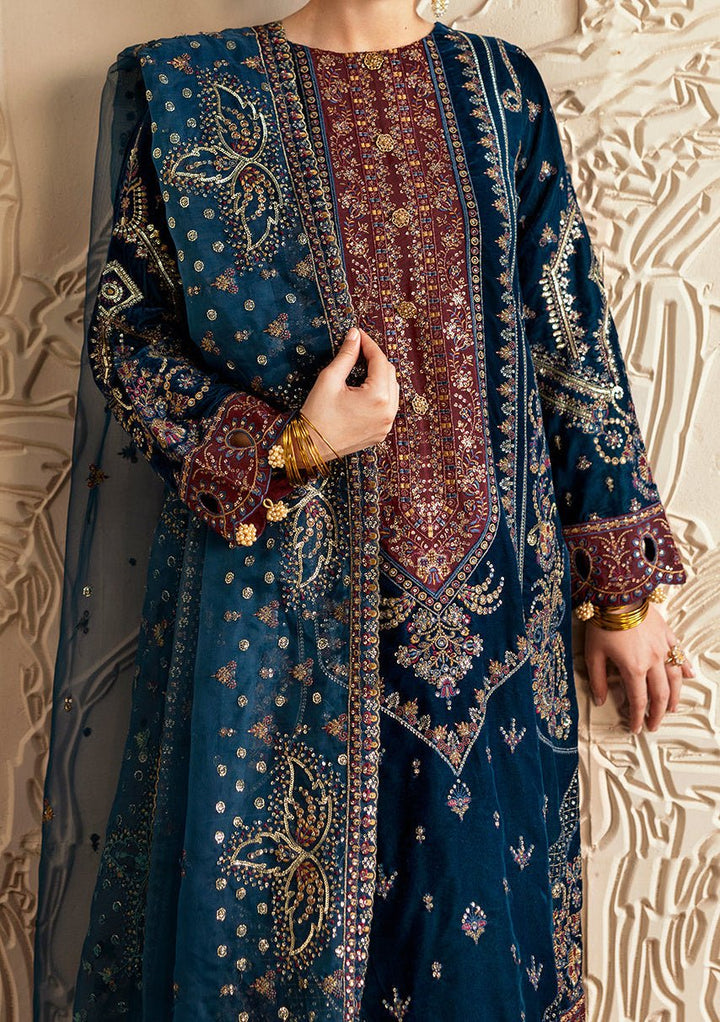 Ramsha Pakistani Velvet Dress