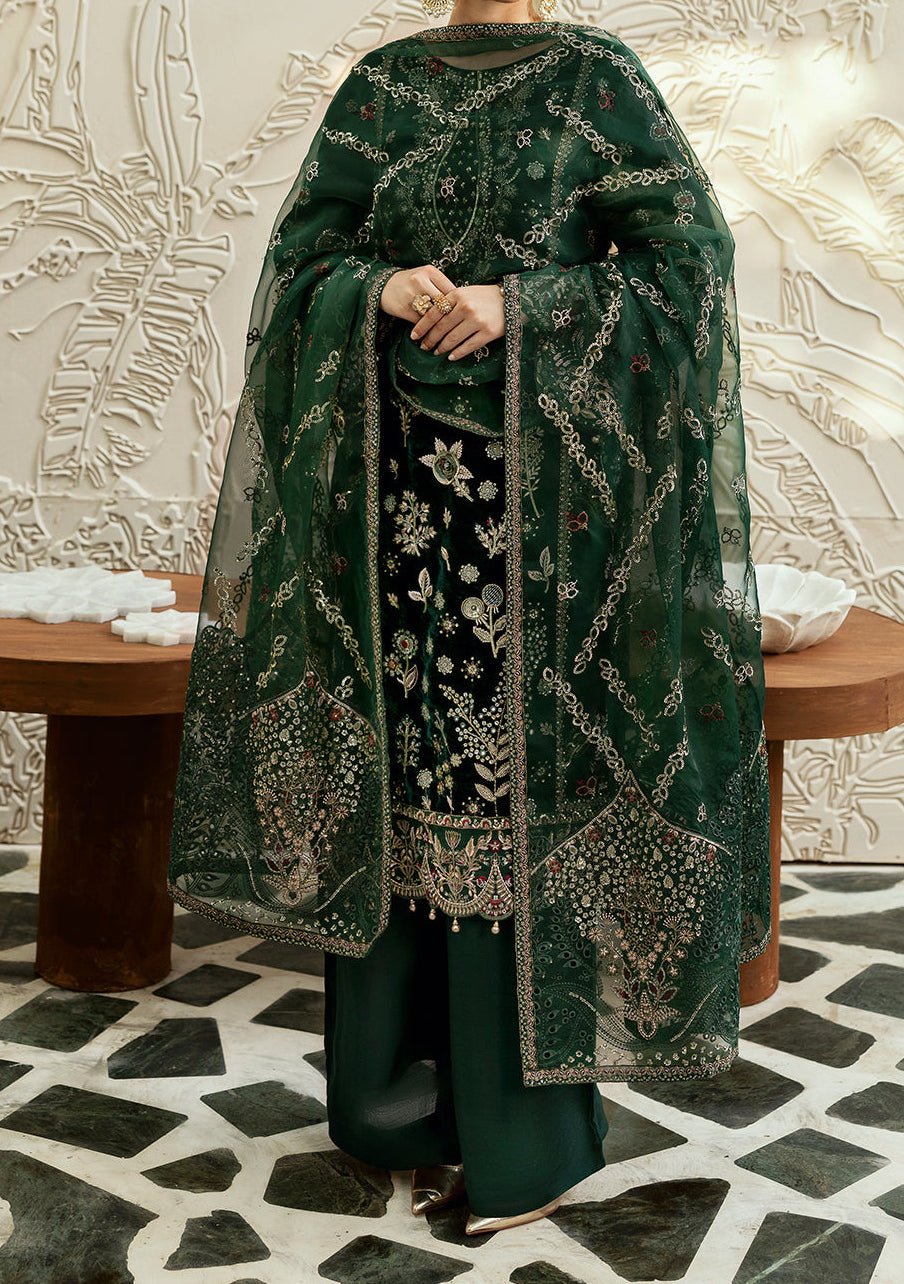 Ramsha Pakistani Velvet Dress - db27564 Ramsha Pakistani Velvet Dress - db27564