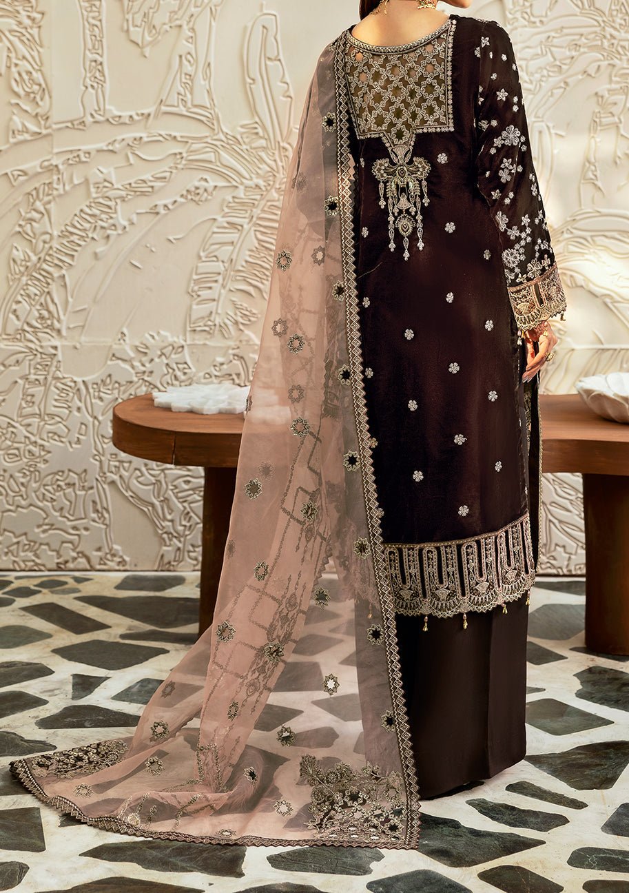 Ramsha Pakistani Velvet Dress - db27563 Ramsha Pakistani Velvet Dress - db27563