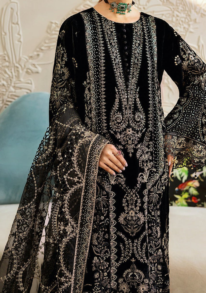 Ramsha Pakistani Velvet Dress - db27559