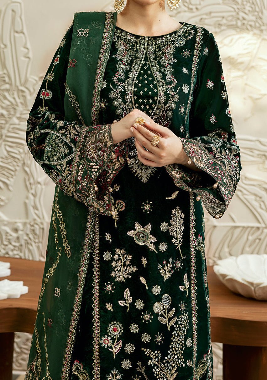 Ramsha Pakistani Velvet Dress - db27564 Ramsha Pakistani Velvet Dress - db27564