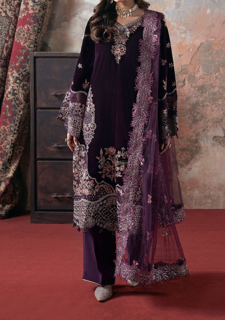 Ramsha Pakistani Velvet Dress