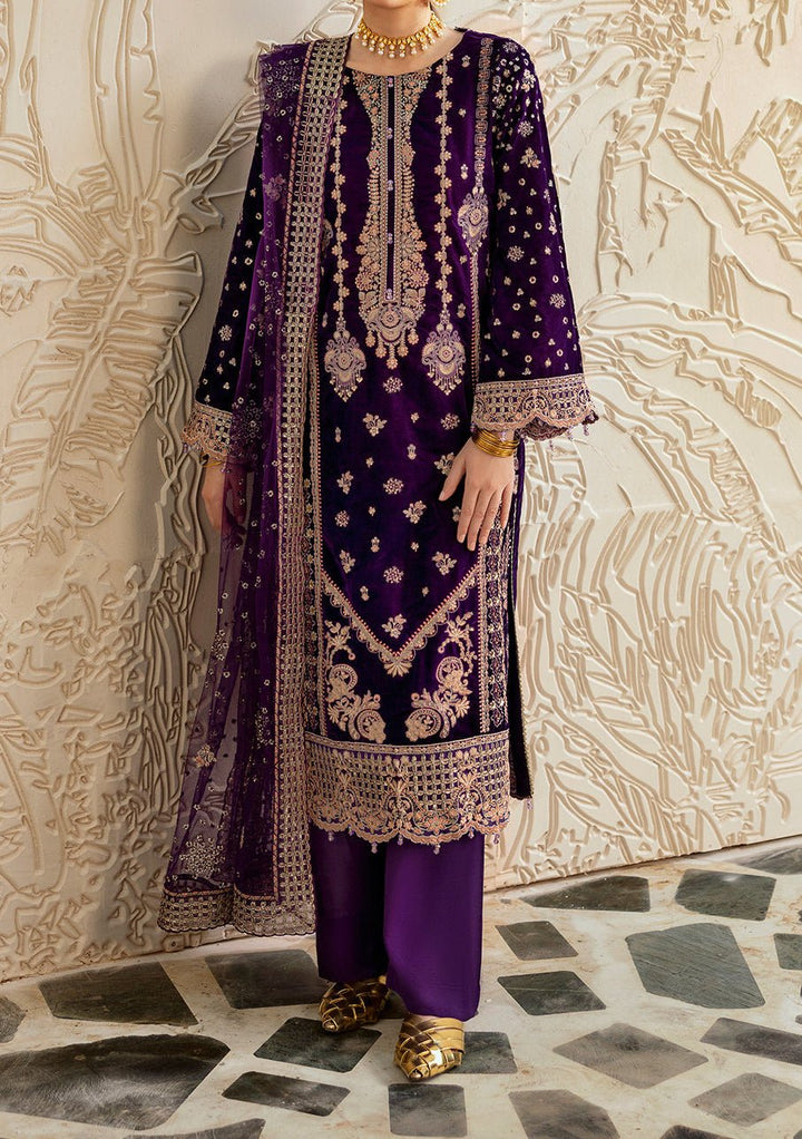 Ramsha Pakistani Velvet Dress - db27558 Ramsha Pakistani Velvet Dress - db27558
