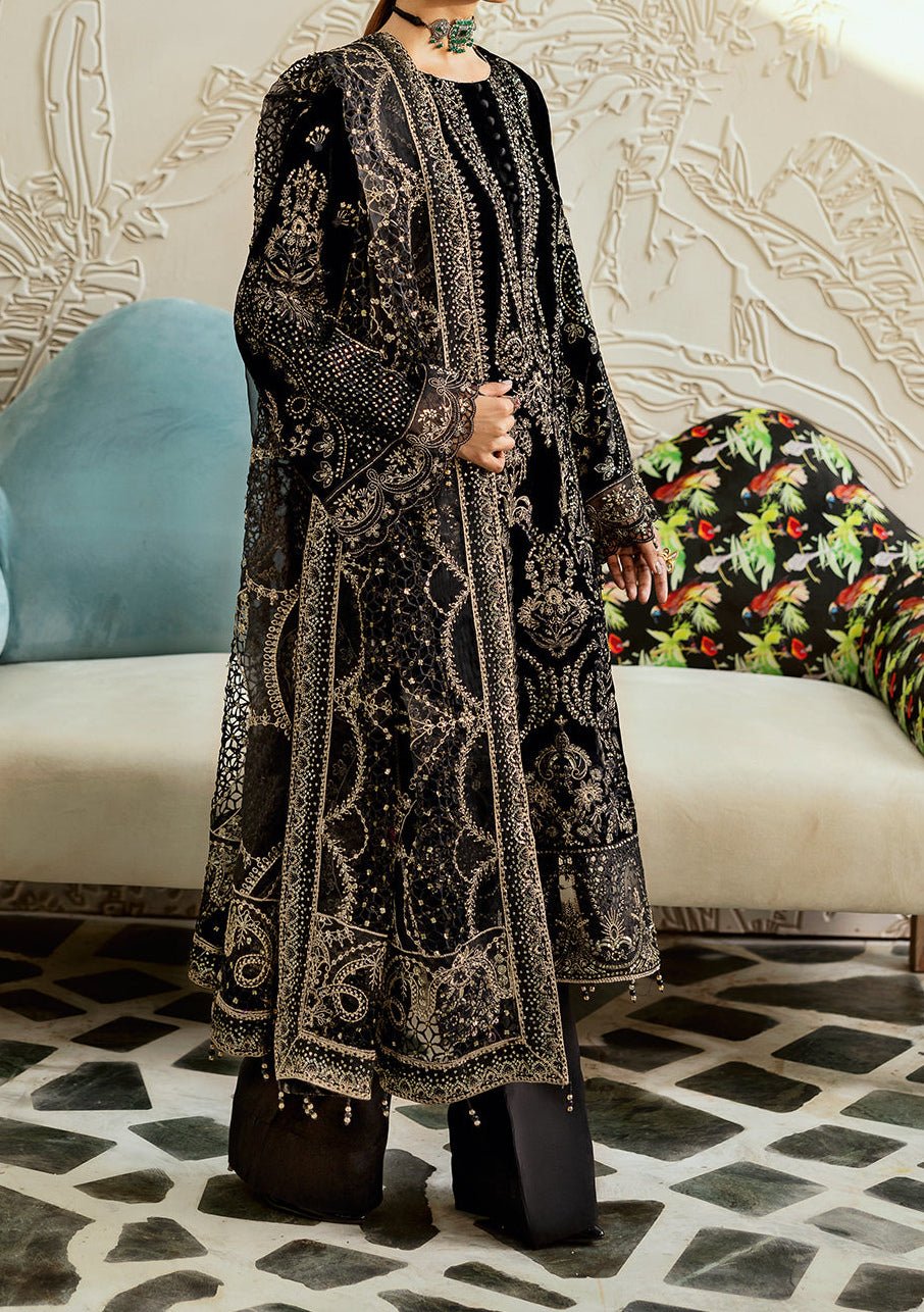 Ramsha Pakistani Velvet Dress - db27559 Ramsha Pakistani Velvet Dress - db27559