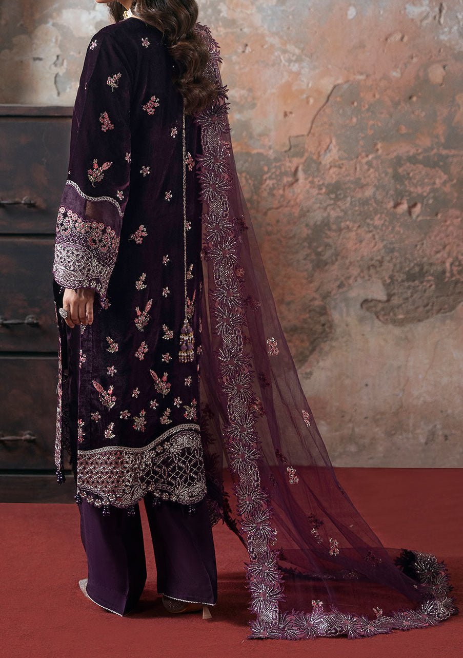 Ramsha Pakistani Velvet Dress