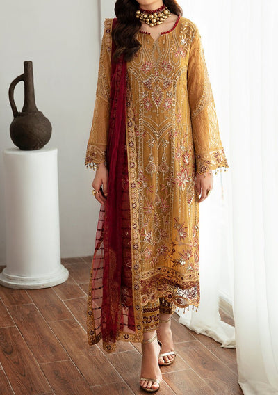 Ramsha Rangoon Pakistani Luxury Chiffon Dress - db28948