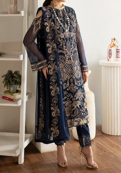 Ramsha Rangoon Pakistani Luxury Chiffon Dress - db28949