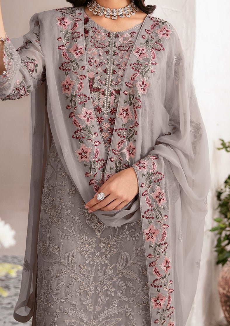 Ramsha Rangoon Pakistani Luxury Chiffon Dress - db26798