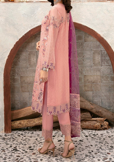 Ramsha Rangoon Pakistani Luxury Chiffon Dress - db26789