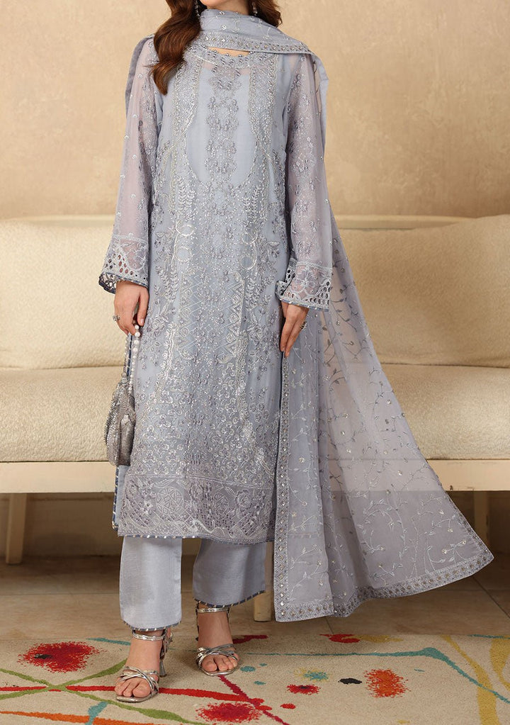 Ramsha Sonehri Pakistani Luxury Chiffon Dress