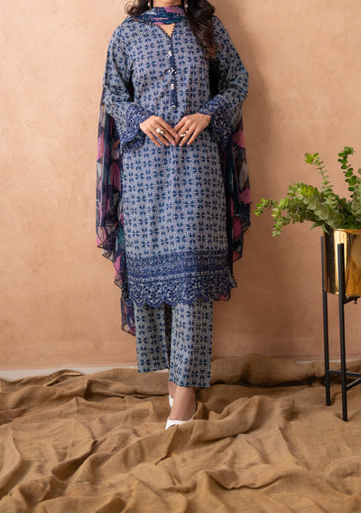 Regalia Chikankari Embroidered Lawn - db29162