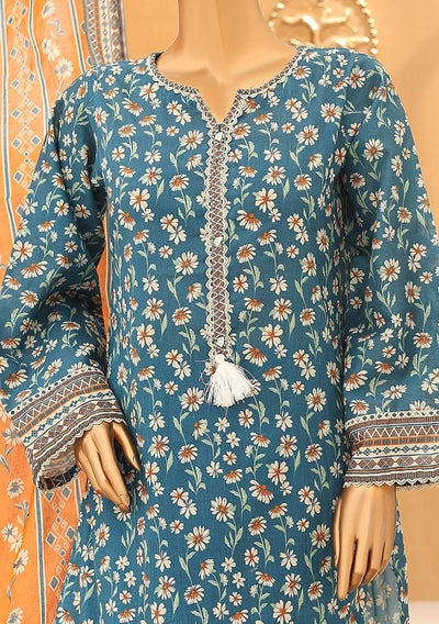 Riwayat Ready Made Printed Lawn Dress - db26475