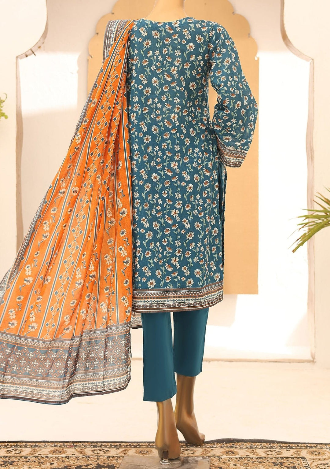 Riwayat Ready Made Printed Lawn Dress