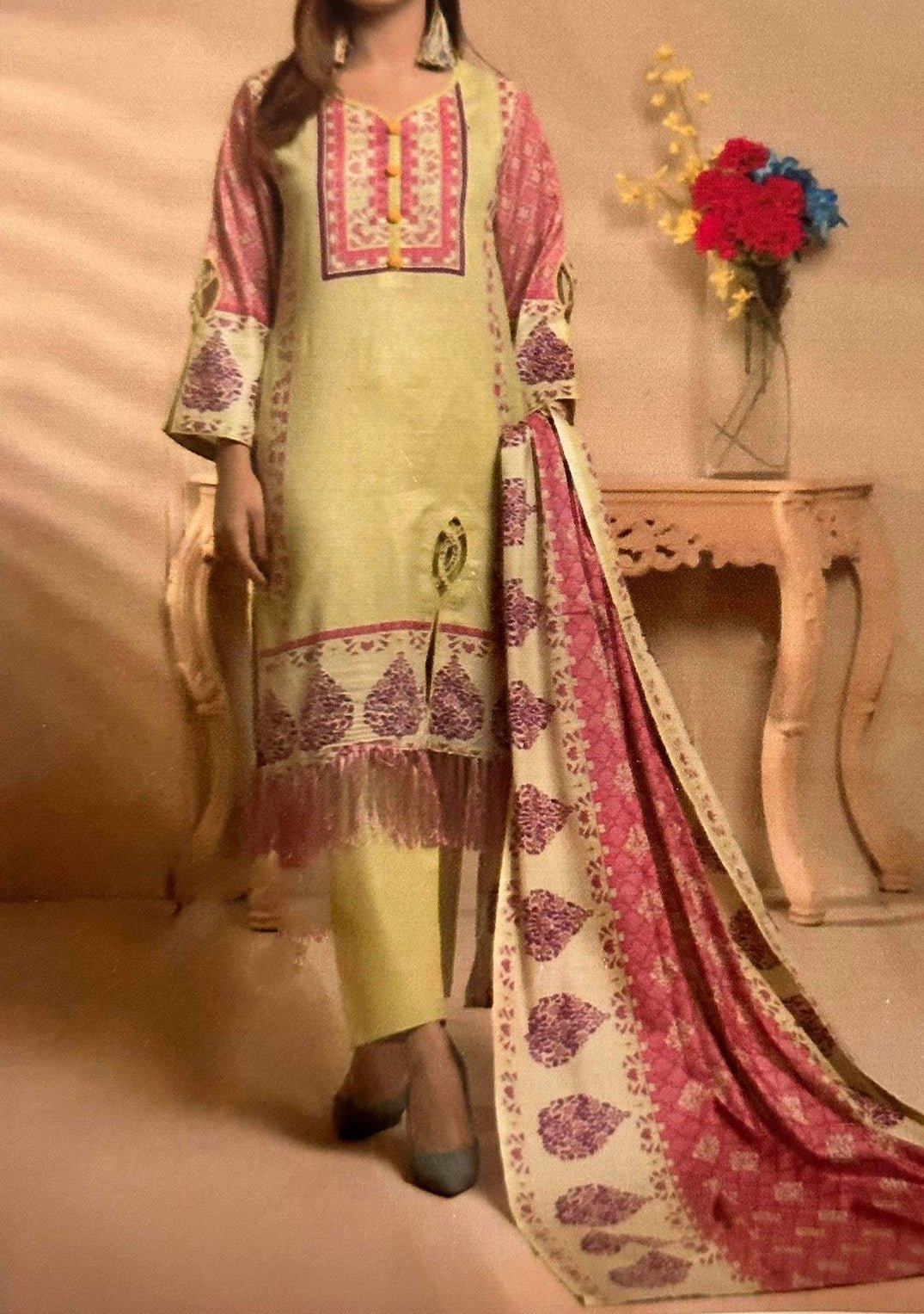 Sahil Printed 3 Pieces Lawn Salwar Suit - db25731