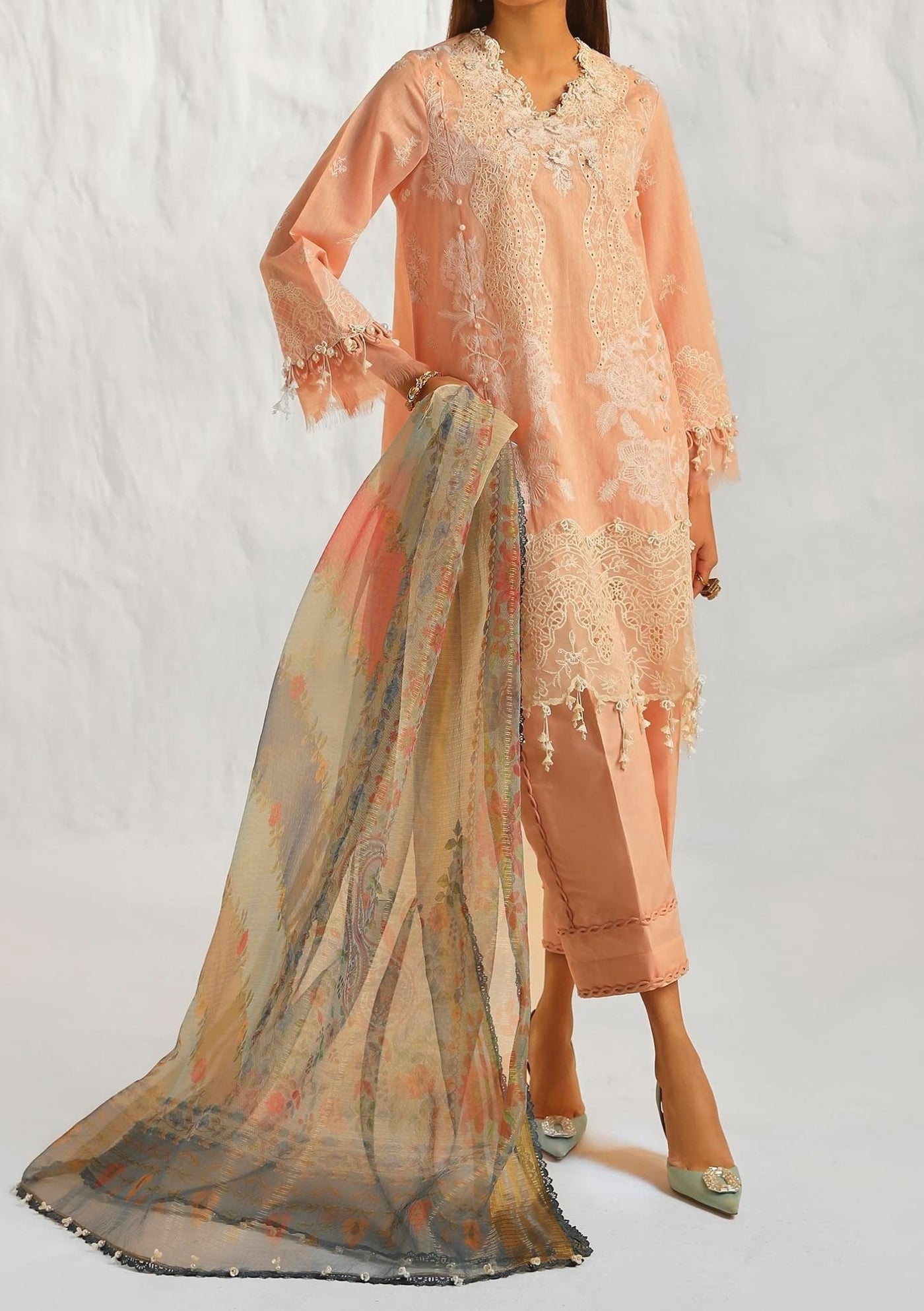 Sana Safinaz Muzlin Summer Pakistani Lawn Dress - db26939