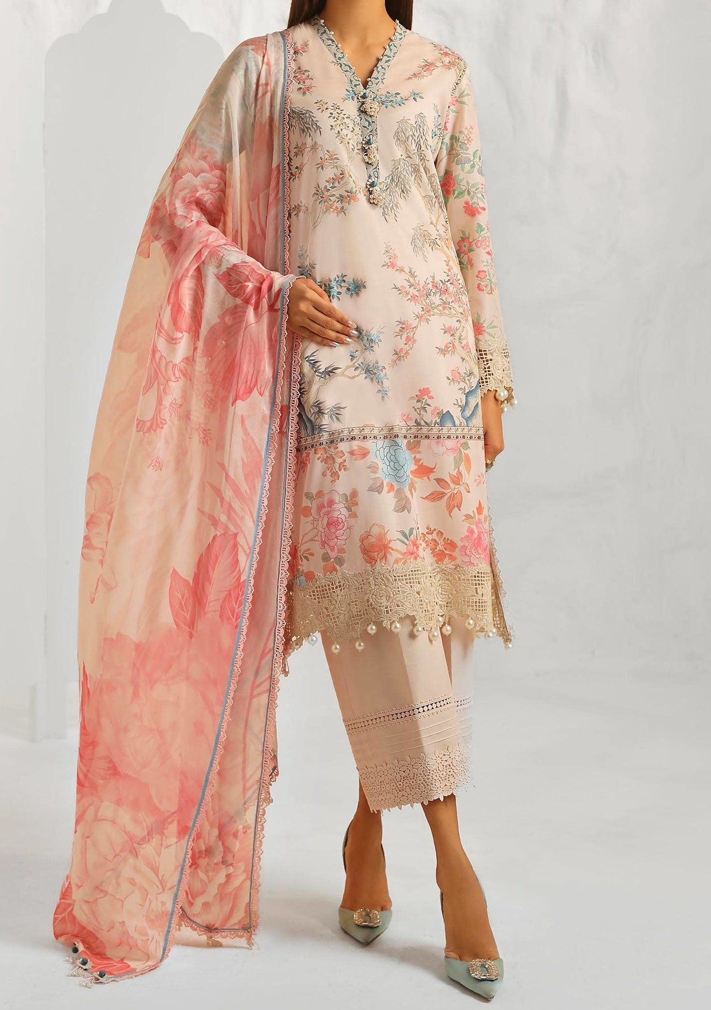 Sana Safinaz Muzlin Summer Pakistani Lawn Dress - db26133