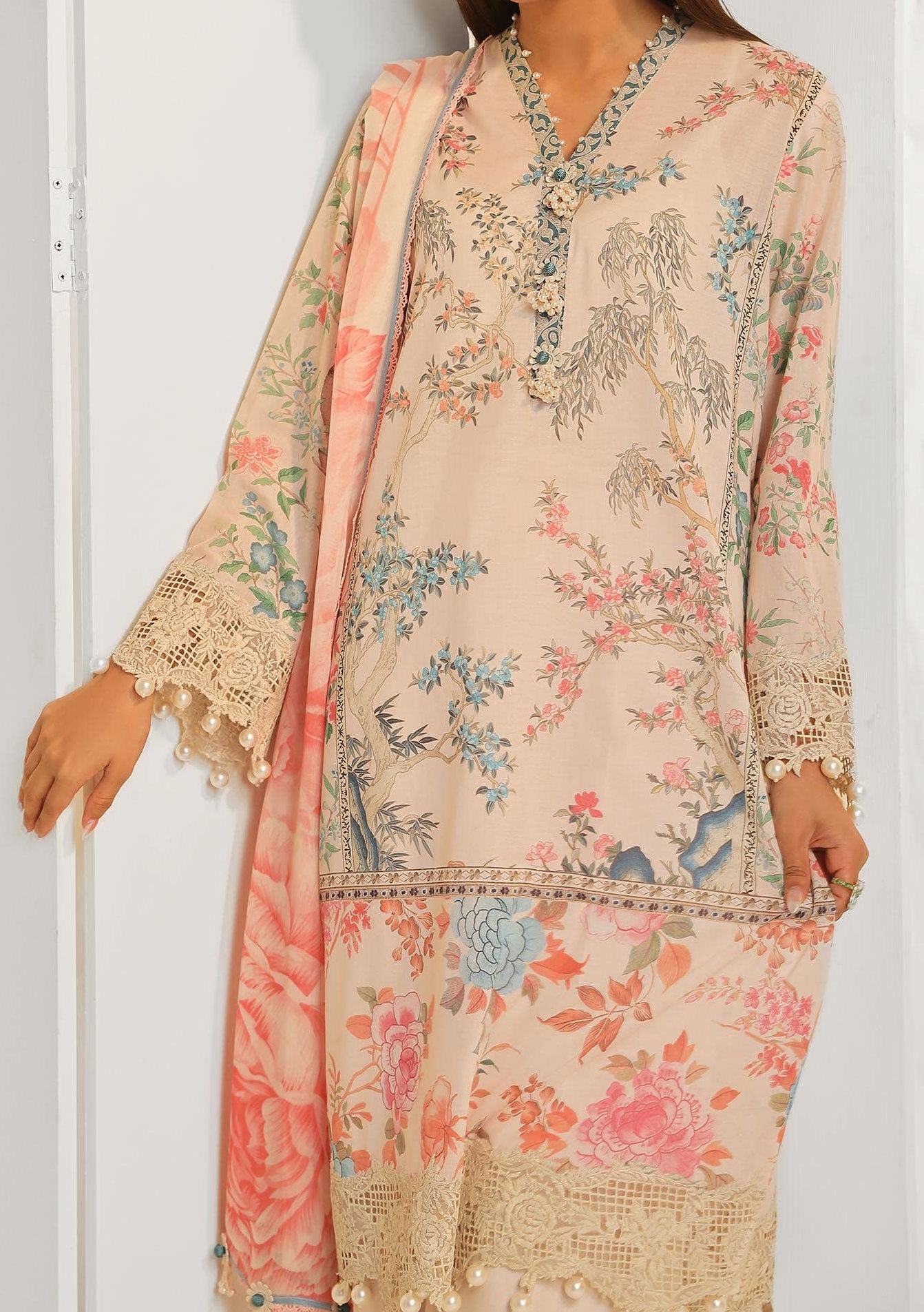 Sana Safinaz Muzlin Summer Pakistani Lawn Dress - db26133